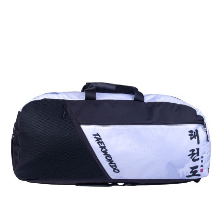 Fighter Sports Bag/Backpack - Taekwon Do - white/gray