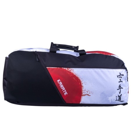 Fighter Sports Bag/Backpack - Karate - white/red