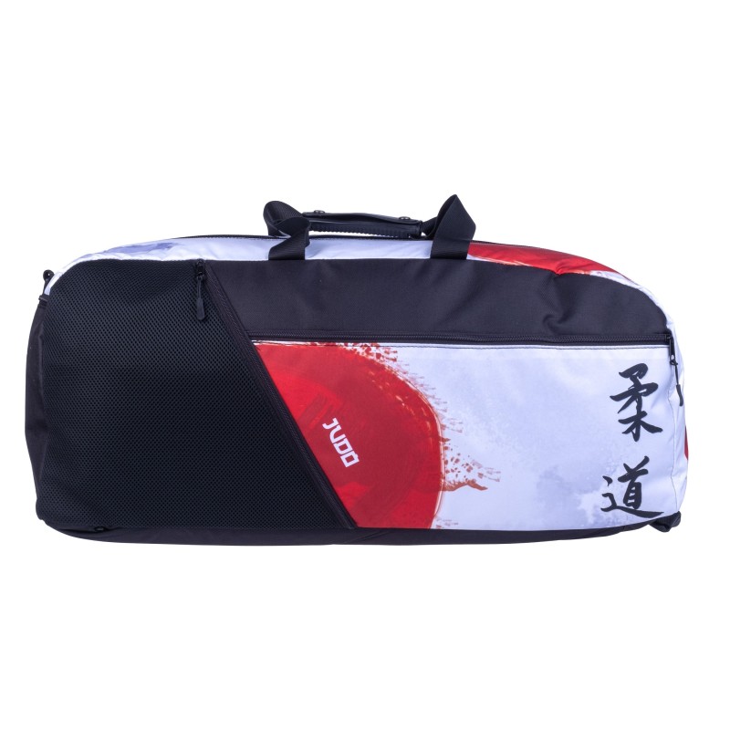 Fighter Sports Bag/Backpack - Judo - white/red