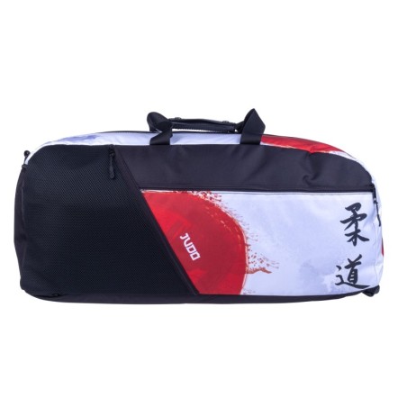 Fighter Sports Bag/Backpack - Judo - white/red