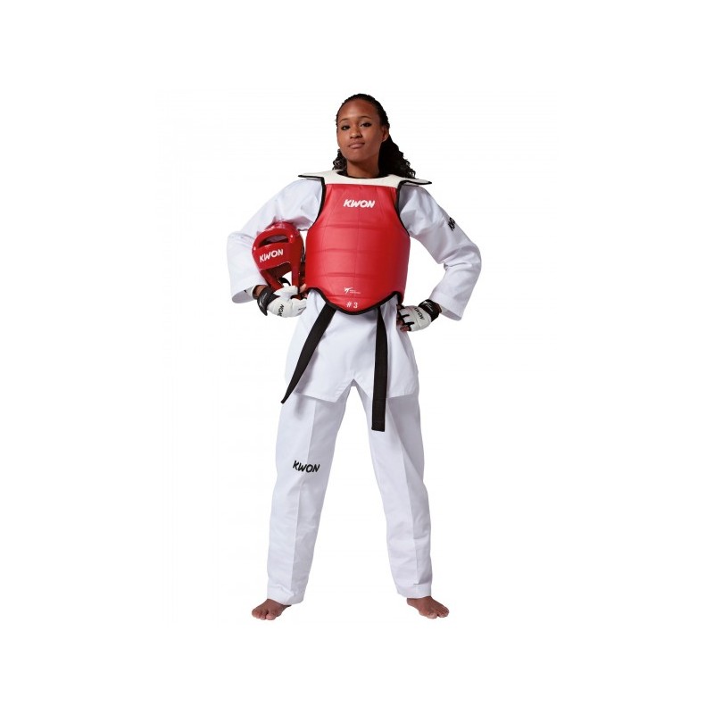 Veste-plastron Taekwondo Competition Double