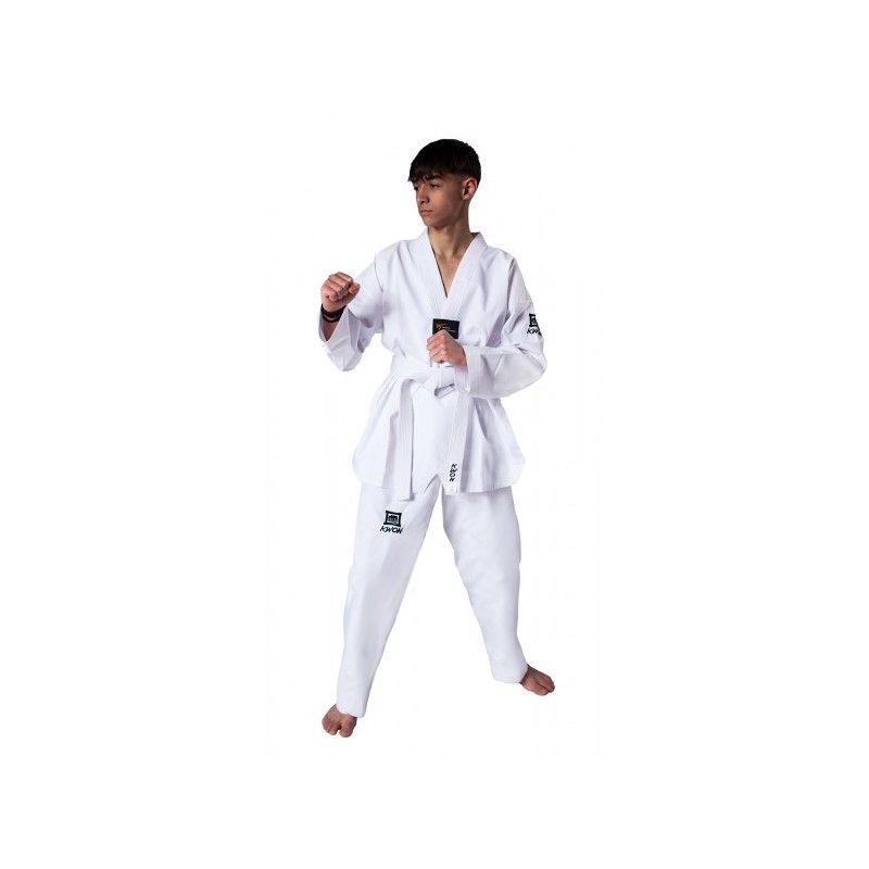 Dobok Taekwondo Premiere Plus, revers blanc