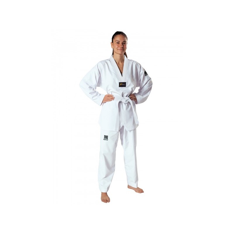 Dobok Taekwondo Premiere Plus, revers blanc