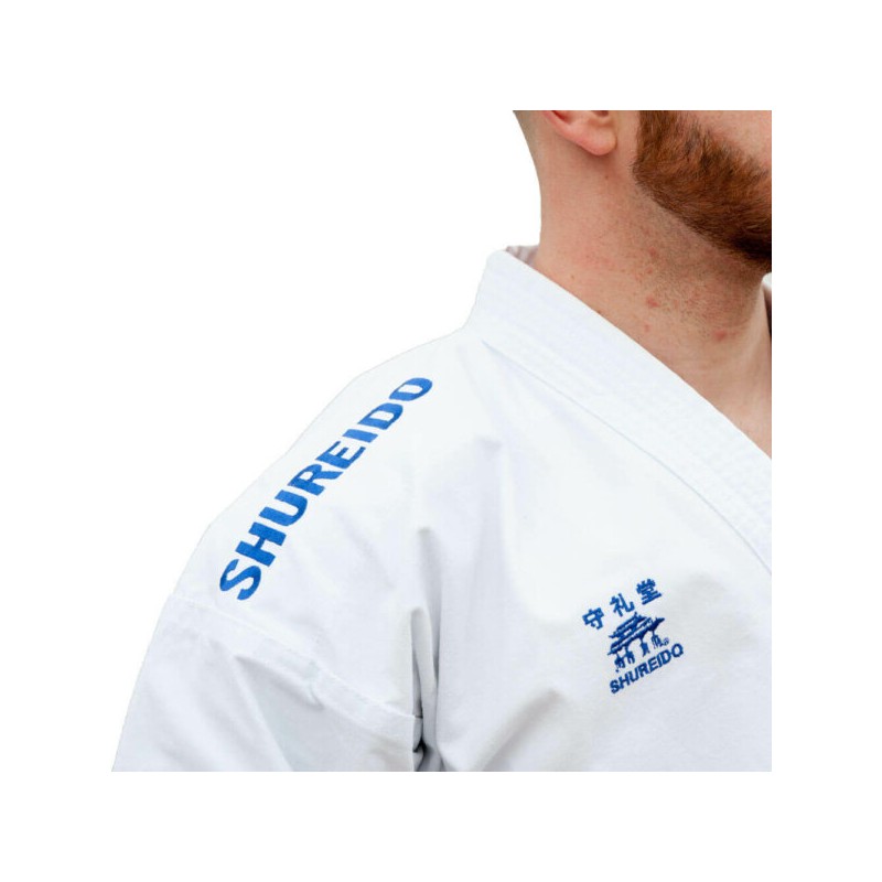 Set Shureido New Wave 3 WKF – 2 Vestes (Rouge et Bleue) + 1 Pantalon, Vêtement Sur Mesure | Artsmartiaux.fr
