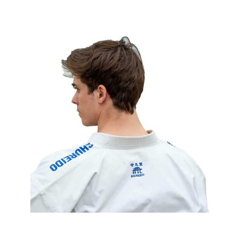 Set Shureido New Wave 3 WKF – 2 Vestes (Rouge et Bleue) + 1 Pantalon, Vêtement Sur Mesure | Artsmartiaux.fr