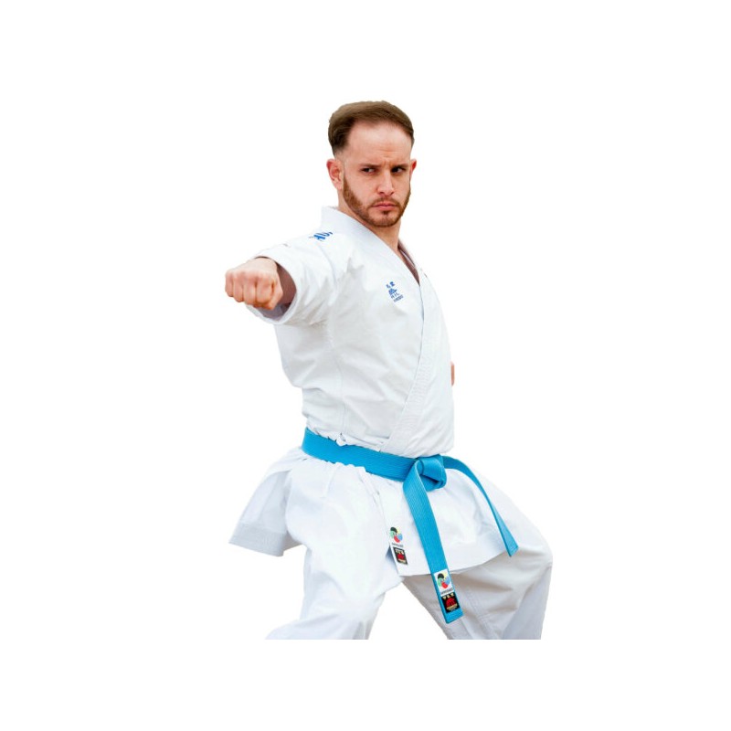 Set Shureido New Wave 3 WKF – 2 Vestes (Rouge et Bleue) + 1 Pantalon, Vêtement Sur Mesure | Artsmartiaux.fr