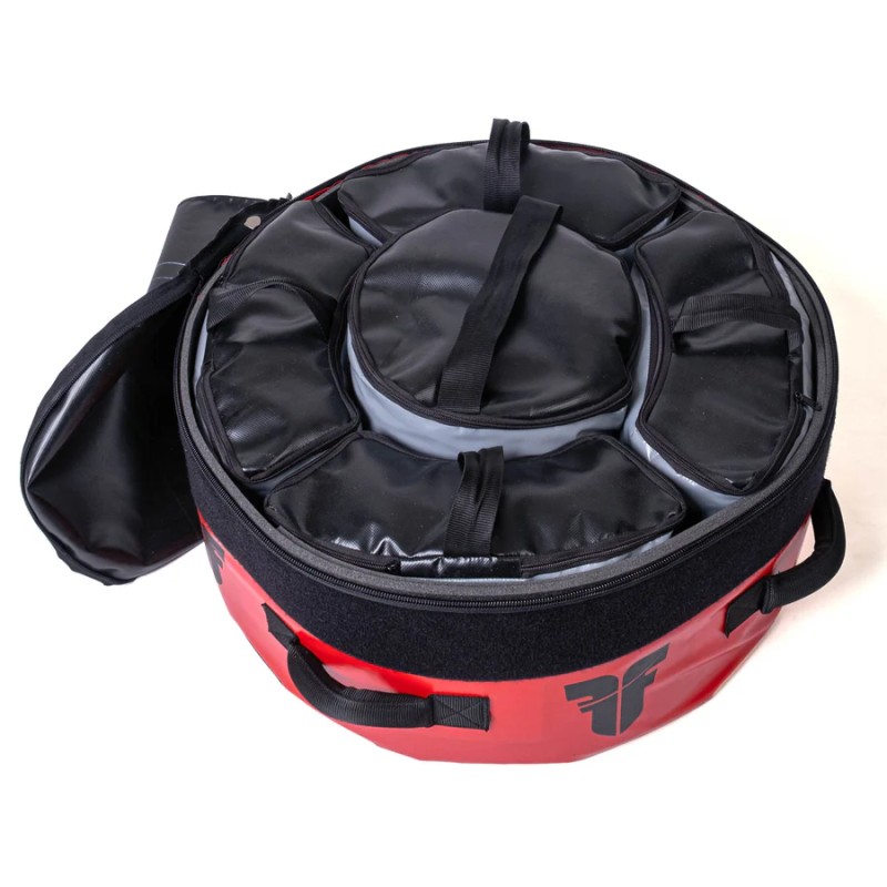 Sac de frappe autoportant Fighter MAXIMUS - noir/rouge