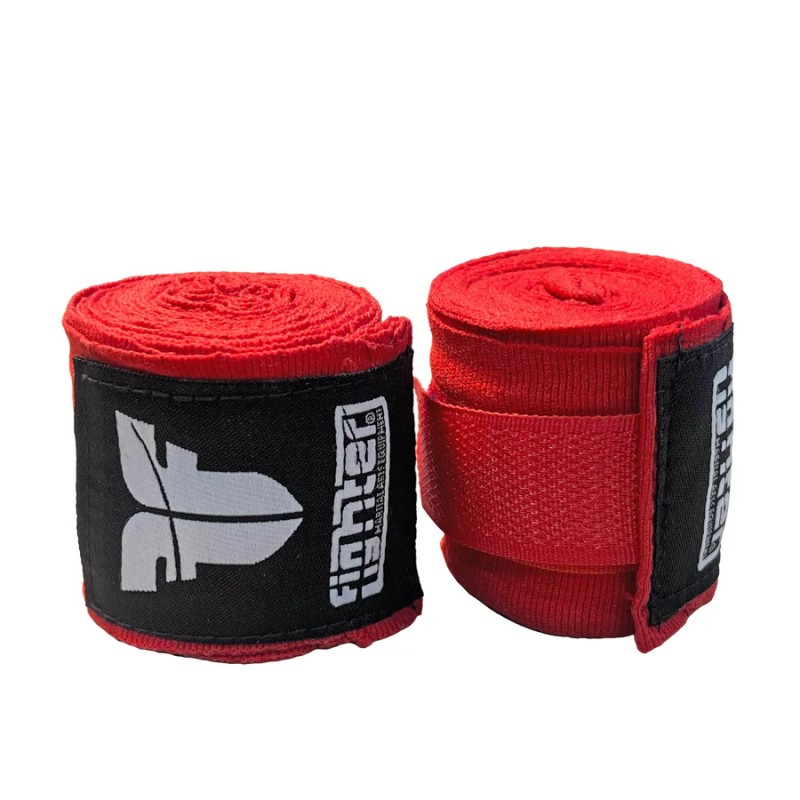 Fighter Semi-Elastic Hand Wraps - noir, FHW-3030-02