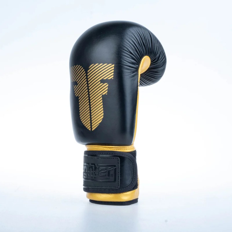 Gants de boxe ronds Fighter - bleu, 1376-RNDXB