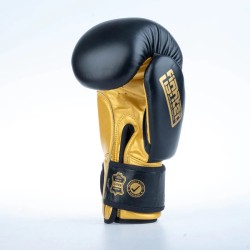 Gants de boxe ronds Fighter - bleu, 1376-RNDXB