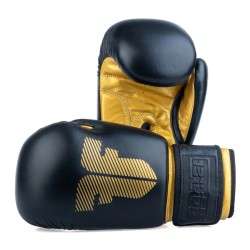 Gants de boxe ronds Fighter - bleu, 1376-RNDXB