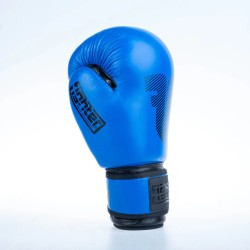 Gants de boxe ronds Fighter - bleu, 1376-RNDXB