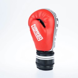 Gants de boxe Fighter Basic Stripe - jaune fluo/noir