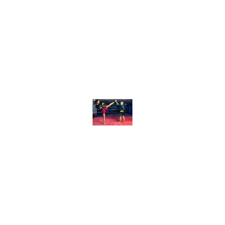 Mitaines de tir rondes pour cible Fighter - Blanc/Rouge