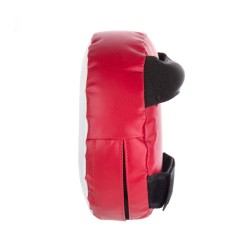 Mitaines de tir rondes pour cible Fighter - Blanc/Rouge