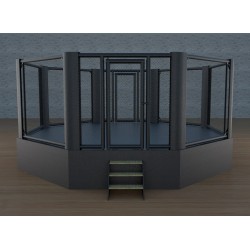 Cage de compétition MMA - comme illustré