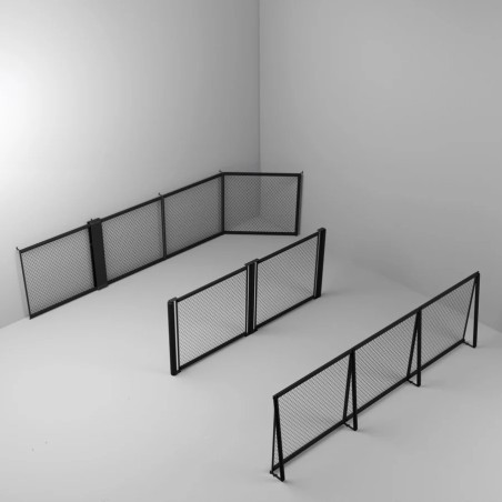 Panneau de cage MMA avec rembourrage latéral gauche et droit