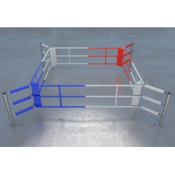 Combattant de ring de boxe au sol à 3 anneaux