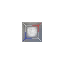 Ring de boxe au sol Fighter Wall avec 3 cordes