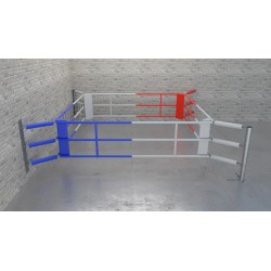 Ring de boxe au sol Fighter Wall avec 3 cordes