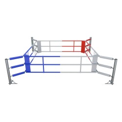 Ring de boxe au sol Fighter Wall II avec 3 cordes