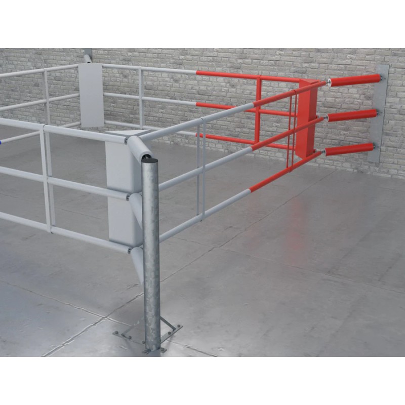 Ring de boxe au sol Fighter Wall II avec 3 cordes