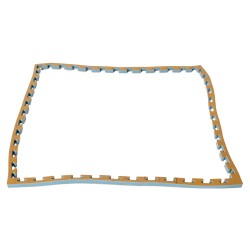 Kit de bordures pour tapis réversible puzzle 2,5 cm