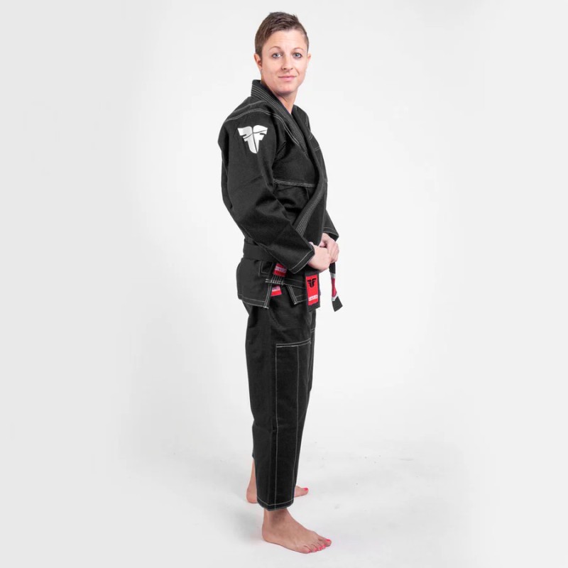 Kimono Fighter BJJ en paille de riz - Bleu