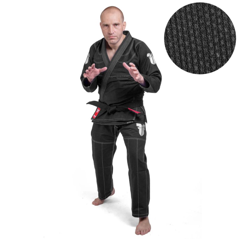 Kimono Fighter BJJ en paille de riz - Bleu