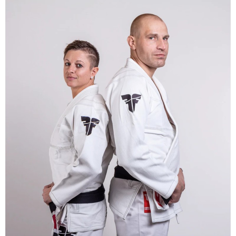 Kimono Fighter BJJ en paille de riz - Bleu