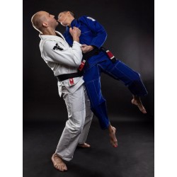 Kimono Fighter BJJ en paille de riz - Bleu