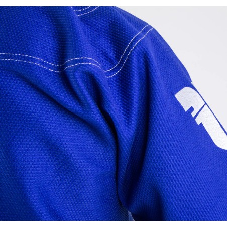 Kimono Fighter BJJ en paille de riz - Bleu
