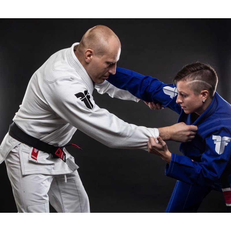 Kimono Fighter BJJ en paille de riz - Bleu