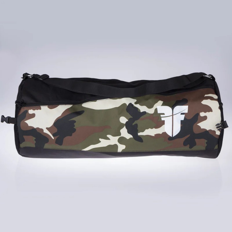 Sac à bandoulière rond Fighter - noir/camouflage