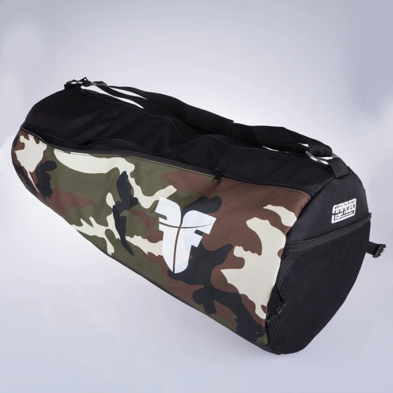 Sac à bandoulière rond Fighter - noir/camouflage