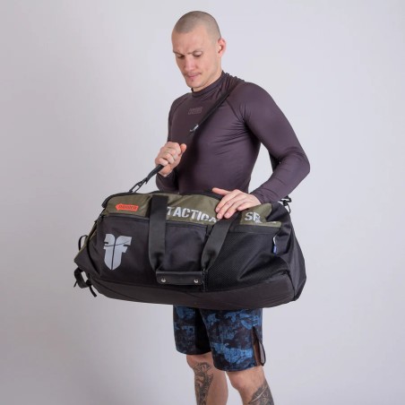 Sac de sport FIGHTER LINE XL - rouge/gris/noir