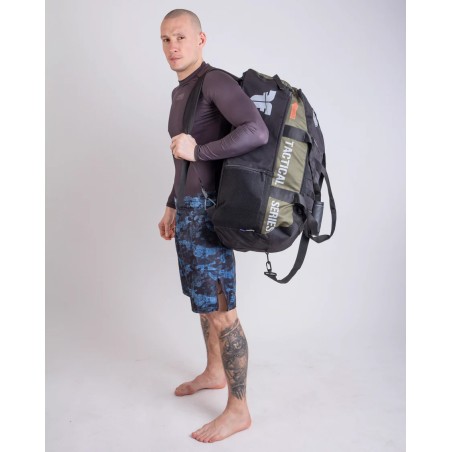 Sac de sport FIGHTER LINE XL - rouge/gris/noir