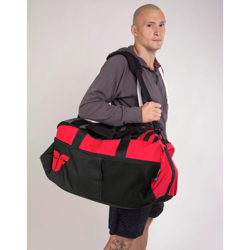Sac de sport FIGHTER LINE XL - rouge/gris/noir