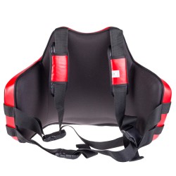 Coussinet ventral de combattant Target - noir/rouge