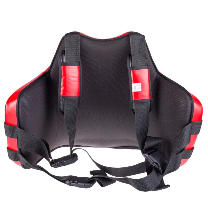 Coussinet ventral de combattant Target - noir/rouge