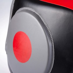 Coussinet ventral de combattant Target - noir/rouge