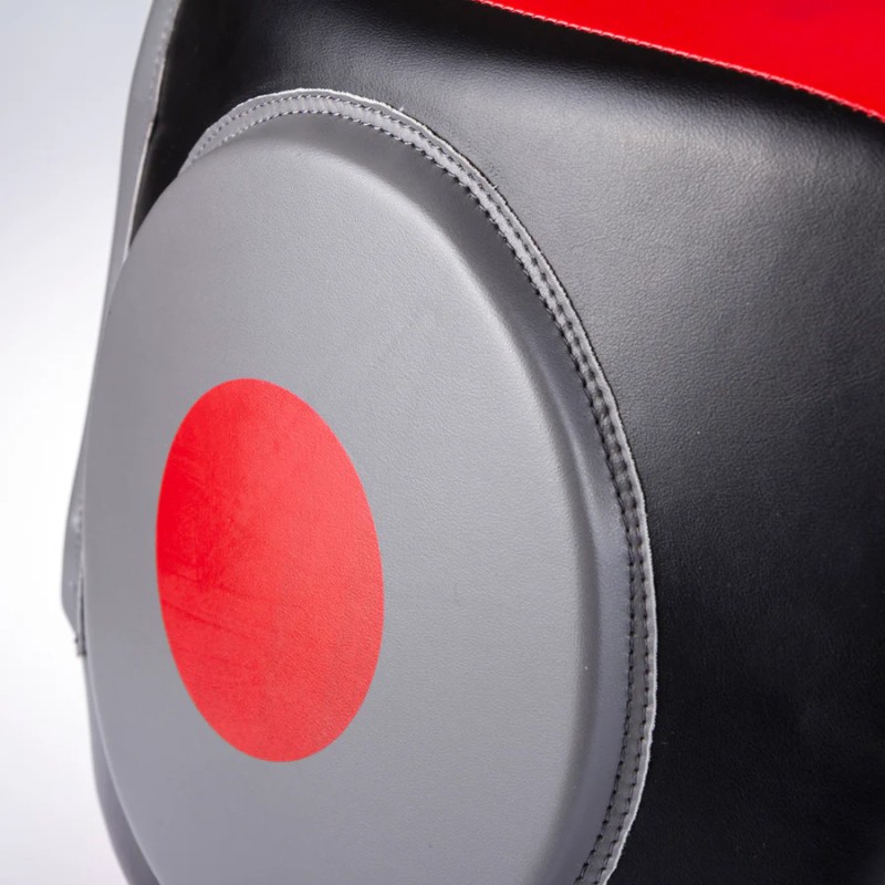 Coussinet ventral de combattant Target - noir/rouge