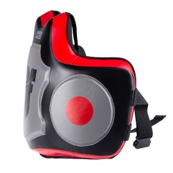 Coussinet ventral de combattant Target - noir/rouge