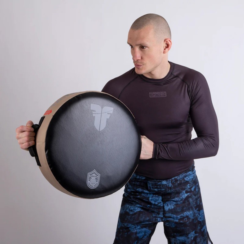 Bouclier rond de combat - Série tactique - Désert