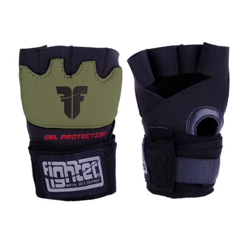 Fighter Strap - Bandages en gel - Noir