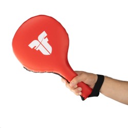 Mitaines de combat pour cible - noir/rouge