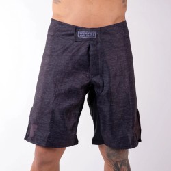 Short de combat MMA - La vie est un combat - gris