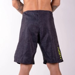 Short de combat MMA - La vie est un combat - gris