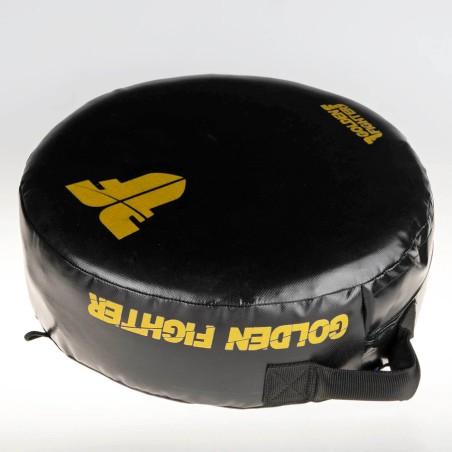 Bouclier rond de combattant - Combattant doré