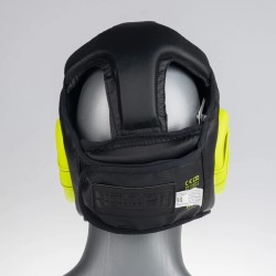 Casque de combat Fighter Sparring - noir/jaune fluo